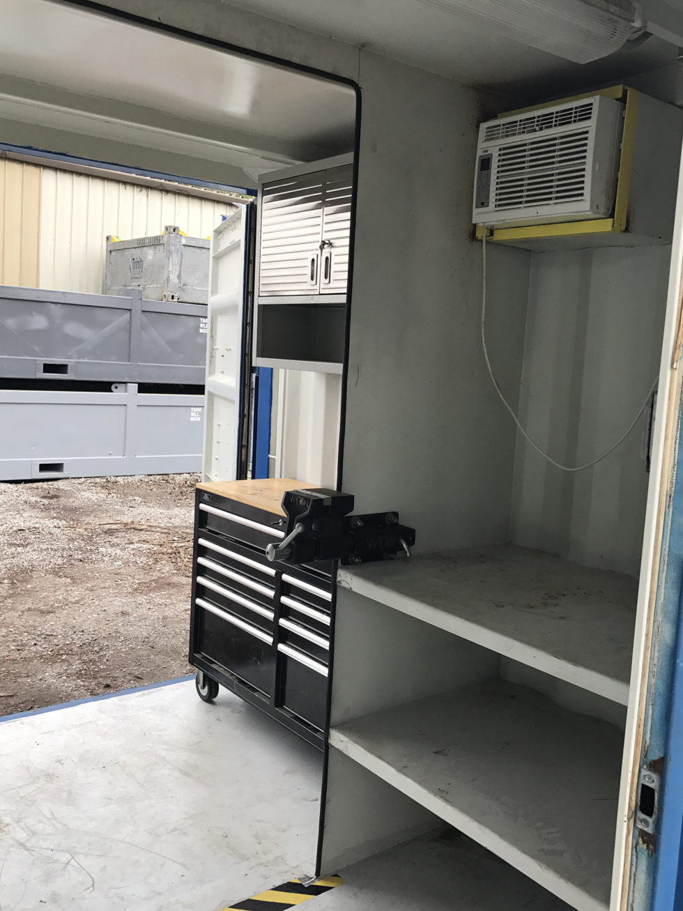 8×10 A/C Paint Locker Trinity Rental Services