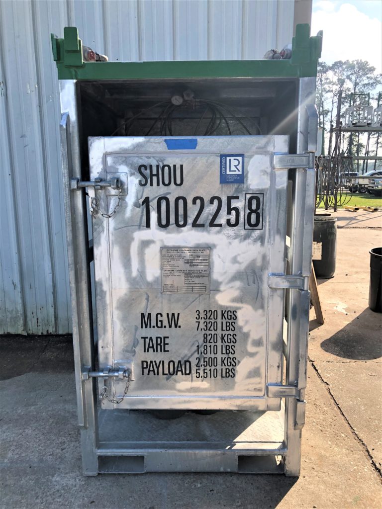 4×5 Nitrogen Bottle Rack Trinity Rental Services